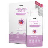 Zooki Vitamin D Zooki Mixed Berry 14x10ml Sachets CASE