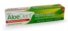 Aloe Dent Triple Action Toothpaste & CoQ10 (With Fluoride) 100ml