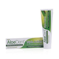Aloe Dent Aloe Vera Triple Action Toothpaste & CoQ10 (Fluoride Free) 100ml
