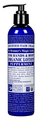 Dr Bronner's Magic Soaps For Hands & Body Organic Lotion Peppermint 237ml