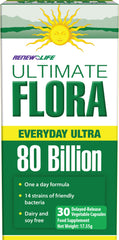 Renew Life Ultimate Flora Everyday Ultra (formerly Colon Care) 80 Billion 30's