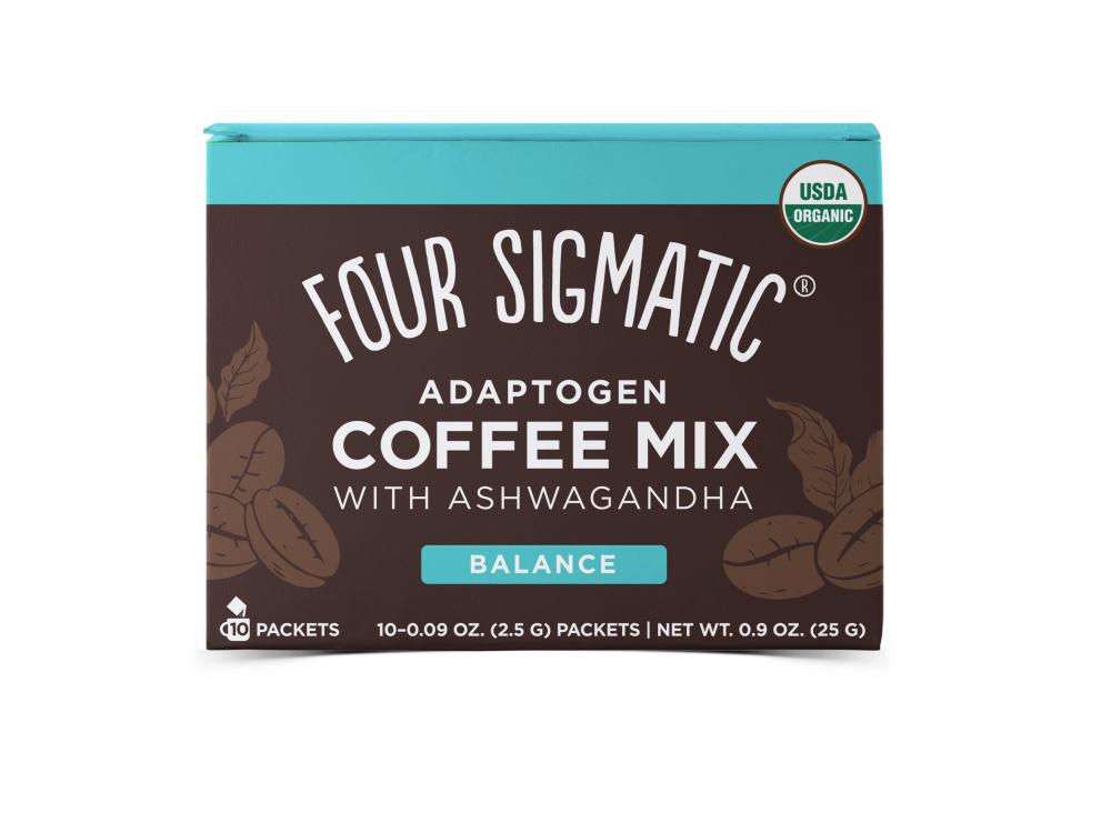 Four Sigmatic Instant Coffee Mix with Ashwagandha & Eleuthero (Balance) 10x2g