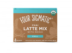 Four Sigmatic Mushroom Chai Latte Mix Guard Your Gut with Turkey Tail & Reishi 10 x 6g