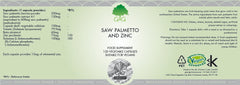 G&G Vitamins Saw Palmetto & Zinc 800mg 120's