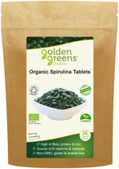 Golden Greens (Greens Organic) Organic Spirulina 500mg 120's