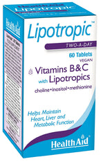 Health Aid Lipotropic Vitamins B&C with Lipotropics 60's