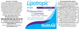 Health Aid Lipotropic Vitamins B&C with Lipotropics 60's