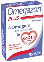 Health Aid Omegazon Plus CoQ10 Blister Pack 30's