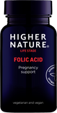 Higher Nature Folic Acid 400ug 90's