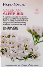 Higher Nature Valerian Sleep Aid 30's