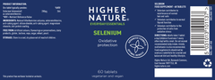 Higher Nature Selenium 200ug 60's
