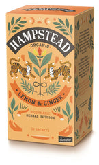 Hampstead Tea Liberate Lemon & Ginger Tea 20's