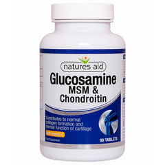 Natures Aid Glucosamine MSM & Chondroitin with Vitamin C 90's