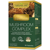 Natures Aid Organic Superfoods Mushroom Complex 60's