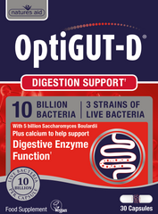 Natures Aid OptiGUT-D Digestion Support 30's