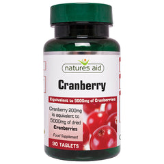 Natures Aid Natures Aid Cranberry 200mg (5000mg equiv) 30's
