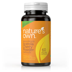 Nature's Own Wholefood Acerola Cherry Powder Capsules 60's