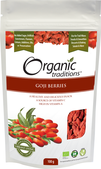 Organic Traditions Organic Goji Berries 100g