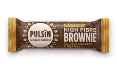 Pulsin Raw Choc Brownie Salted Caramel & Peanut 18 x 35g CASE