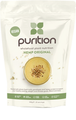 Purition Wholefood Nutrition Hemp Original Vegan 500g