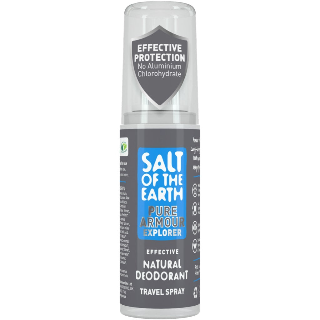 Salt of the Earth (Pure Armour Explorer) Natural Travel Deodorant Spray 50ml