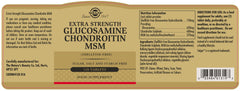 Solgar Extra Strength Glucosamine Chondroitin MSM 120's