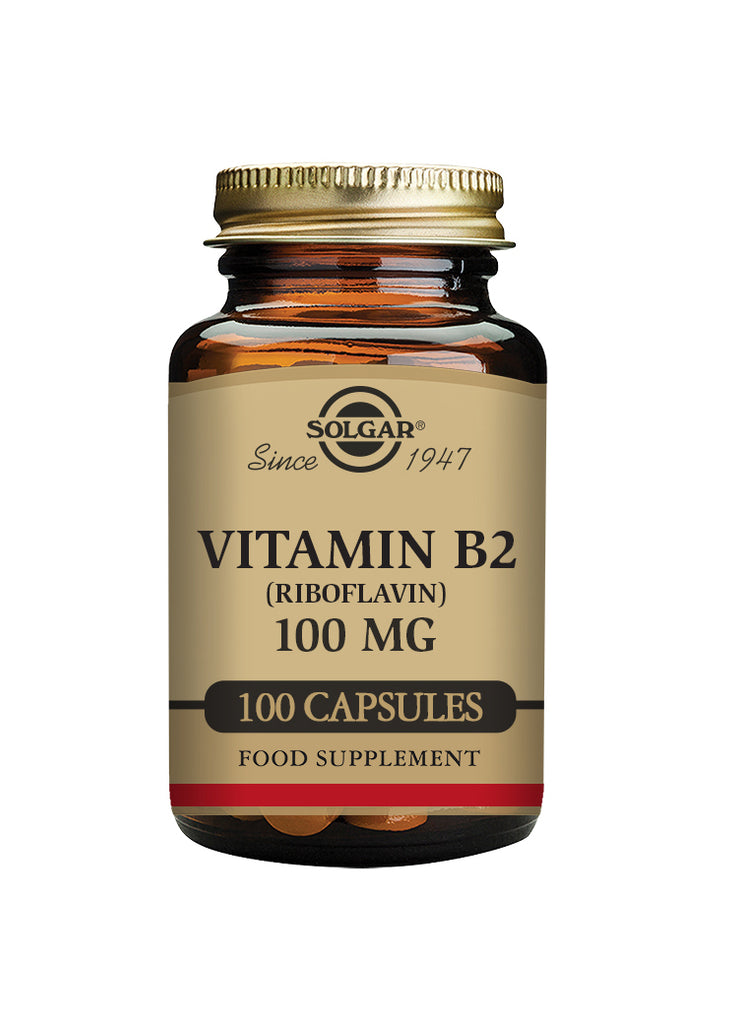 Solgar Vitamin B2 (Riboflavin) 100mg 100's