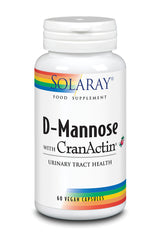 Solaray D-Mannose with Cranberry Extract (CranActin) & Vitamin C 60's