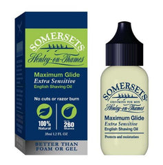 Somersets Maximum Glide Extra Sensitive English Shaving Oil (Green Packaging)35ml